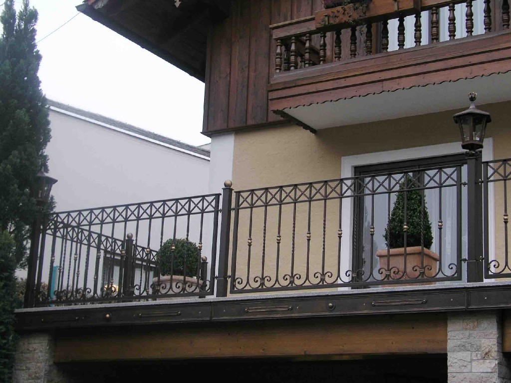 Terrassengeländer Schmiedeeisen Balkon Stahl Geländer